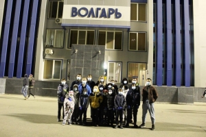 Подопечные центра «Юность» посетили матч «Волгаря»